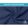 imageLittle Donkey Andy Womens Fleece Lined Thermals Underwear Set Base Layer Long Johns Cold Weather Top BottomNavy Peony