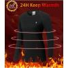 imageLittle Donkey Andy Womens Wool Base LayerLightweight Thermal Underwear Tops Winter Long Sleeve Shirts Quick Dry WickingTops Black