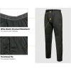 imageLittle Donkey Andy Mens Winter Fleece Pajama Set Warm Long Sleeve Pjs Quarter Zip Sleepwear Lounge Pants With Fly1 Black