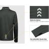 imageLittle Donkey Andy Mens Winter Fleece Pajama Set Warm Long Sleeve Pjs Quarter Zip Sleepwear Lounge Pants With Fly1 Black