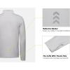imageLittle Donkey Andy Mens Winter Fleece Pajama Set Warm Long Sleeve Pjs Quarter Zip Sleepwear Lounge Pants With Fly3 Glacier Gray