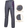 imageLittle Donkey Andy Womens Fleece Lined Waterproof Softshell Pants Hiking Ski Snowboarding PantsAgrey
