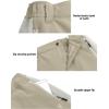 imageLittle Donkey Andy Womens Fleece Lined Waterproof Softshell Pants Hiking Ski Snowboarding PantsKhaki