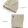 imageLittle Donkey Andy Womens Fleece Lined Waterproof Softshell Pants Hiking Ski Snowboarding PantsKhaki
