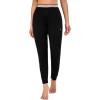 imageLittle Donkey Andy Womens Wool Base LayerThermal Underwear Bottoms Winter Long Johns PantsQuick Dry WickingBlack