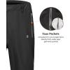 imageLittle Donkey Andy Mens Rain Pants Waterproof Lightweight Overpants Windproof Outdoor Pants for Hiking Golf FishingA1 Black