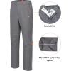 imageLittle Donkey Andy Mens Rain Pants Waterproof Lightweight Overpants Windproof Outdoor Pants for Hiking Golf FishingA1 Gull Gray