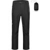 imageLittle Donkey Andy Mens Rain Pants Waterproof Lightweight Overpants Windproof Outdoor Pants for Hiking Golf FishingBlack
