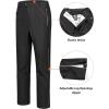 imageLittle Donkey Andy Mens Rain Pants Waterproof Lightweight Overpants Windproof Outdoor Pants for Hiking Golf FishingBlack