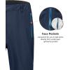 imageLittle Donkey Andy Mens Rain Pants Waterproof Lightweight Overpants Windproof Outdoor Pants for Hiking Golf FishingGalaxy Blue
