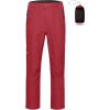 imageLittle Donkey Andy Mens Rain Pants Waterproof Lightweight Overpants Windproof Outdoor Pants for Hiking Golf FishingRed