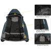 imageLittle Donkey Andy Mens Warm Windproof Ski Insulated Jacket Water Repellent Winter Snowboarding Snow CoatBlue