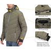 imageLittle Donkey Andy Mens Warm Windproof Ski Insulated Jacket Water Repellent Winter Snowboarding Snow CoatVetiver Green
