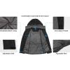 imageLittle Donkey Andy Mens Waterproof Rain Jacket Lightweight Rain Coat Raincoat with Hood for Golf HikingBlack