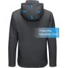 imageLittle Donkey Andy Mens Waterproof Rain Jacket Lightweight Rain Coat Raincoat with Hood for Golf HikingDeep Grey