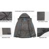 imageLittle Donkey Andy Mens Waterproof Rain Jacket Lightweight Rain Coat Raincoat with Hood for Golf HikingGray