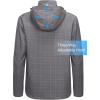 imageLittle Donkey Andy Mens Waterproof Rain Jacket Lightweight Rain Coat Raincoat with Hood for Golf HikingGray Plaid