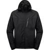 imageLittle Donkey Andy Mens Waterproof Rain Jacket with Detachable Hood Outdoor Raincoat for Hiking Travel CyclingA1black