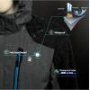 imageLittle Donkey Andy Mens Waterproof Rain Jacket with Detachable Hood Outdoor Raincoat for Hiking Travel CyclingB2greyBlack