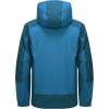 imageLittle Donkey Andy Mens Waterproof Rain Jacket with Detachable Hood Outdoor Raincoat for Hiking Travel CyclingB3mosaic BlueDeep Blue
