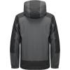 imageLittle Donkey Andy Mens Waterproof Rain Jacket with Detachable Hood Outdoor Raincoat for Hiking Travel CyclingC1saluteGrey
