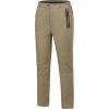 imageLittle Donkey Andy Softshell Fleece Lined Cargo Pants for Women Water Resistance Outdoor Hiking Tactical TrousersKhaki Heather