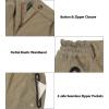 imageLittle Donkey Andy Softshell Fleece Lined Cargo Pants for Women Water Resistance Outdoor Hiking Tactical TrousersKhaki Heather