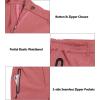 imageLittle Donkey Andy Softshell Fleece Lined Cargo Pants for Women Water Resistance Outdoor Hiking Tactical TrousersWatermelon Red Heather