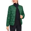 imageLittle Donkey Andy Womens Lightweight Puffer Jacket with Recycled Insulation Button Down Quilted CoatsGrass Green
