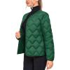 imageLittle Donkey Andy Womens Lightweight Puffer Jacket with Recycled Insulation Button Down Quilted CoatsGrass Green