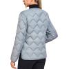 imageLittle Donkey Andy Womens Lightweight Puffer Jacket with Recycled Insulation Button Down Quilted CoatsLight Gray