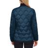 imageLittle Donkey Andy Womens Lightweight Puffer Jacket with Recycled Insulation Button Down Quilted CoatsNavy Blue