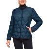 imageLittle Donkey Andy Womens Lightweight Puffer Jacket with Recycled Insulation Button Down Quilted CoatsNavy Blue