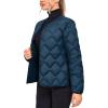 imageLittle Donkey Andy Womens Lightweight Puffer Jacket with Recycled Insulation Button Down Quilted CoatsNavy Blue