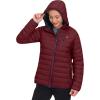 imageLittle Donkey Andy Womens Packable Puffer Jacket Lightweight Windproof Hooded Winter Coat with Recycled Insulation Dark Red XL