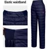 imageLittle Donkey Andy Womens Puffer Pants Lightweight Warm Puffy Quilted Pants Winter Snow Ski TrousersBlue