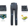 imageLittle Donkey Andy Womens Ski Softshell Pants Winter Windproof Snow PantsBgreyGrey