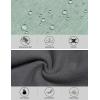 imageLittle Donkey Andy Womens Windproof Hiking Cargo Pants Fleece Lined Water Repellent Ski Snow Softshell PantsGreen Heather