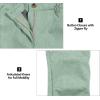 imageLittle Donkey Andy Womens Windproof Hiking Cargo Pants Fleece Lined Water Repellent Ski Snow Softshell PantsGreen Heather