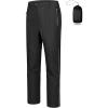 imageLittle Donkey Andy Mens Rain Pants Waterproof Lightweight Overpants Windproof Outdoor Pants for Hiking Golf FishingBlack