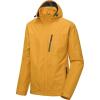 imageLittle Donkey Andy Mens Waterproof Rain Jacket with Detachable Hood Outdoor Raincoat for Hiking Travel CyclingA5yellow
