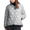 imageLittle Donkey Andy Womens Lightweight Puffer Jacket with Recycled Insulation Button Down Quilted CoatsLight Gray