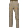 imageLittle Donkey Andy Womens Windproof Hiking Cargo Pants Fleece Lined Water Repellent Ski Snow Softshell PantsKhaki Heather