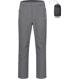 imageLittle Donkey Andy Mens Rain Pants Waterproof Lightweight Overpants Windproof Outdoor Pants for Hiking Golf FishingA1 Gull Gray