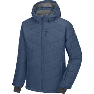 imageLittle Donkey Andy Mens Warm Ski Jacket Water Resistant Insulated Snowboarding Jacket Windproof Winter Snow CoatBlack Blue