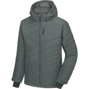 imageLittle Donkey Andy Mens Warm Ski Jacket Water Resistant Insulated Snowboarding Jacket Windproof Winter Snow CoatIron Gray