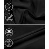 imageLittle Donkey Andy Mens Cargo Joggers Lightweight Quick Dry Hiking Pants Athletic Running Workout Lounge Casual OutdoorBlack