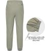 imageLittle Donkey Andy Mens Cargo Joggers Lightweight Quick Dry Hiking Pants Athletic Running Workout Lounge Casual OutdoorSage