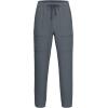 imageLittle Donkey Andy Mens Cargo Joggers Lightweight Quick Dry Hiking Pants Athletic Running Workout Lounge Casual OutdoorSteel Grey