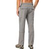 imageLittle Donkey Andy Mens Convertible Hiking Pants with Belt Lightweight ZipOff Quick Dry Tactical Cargo PantsGrey
